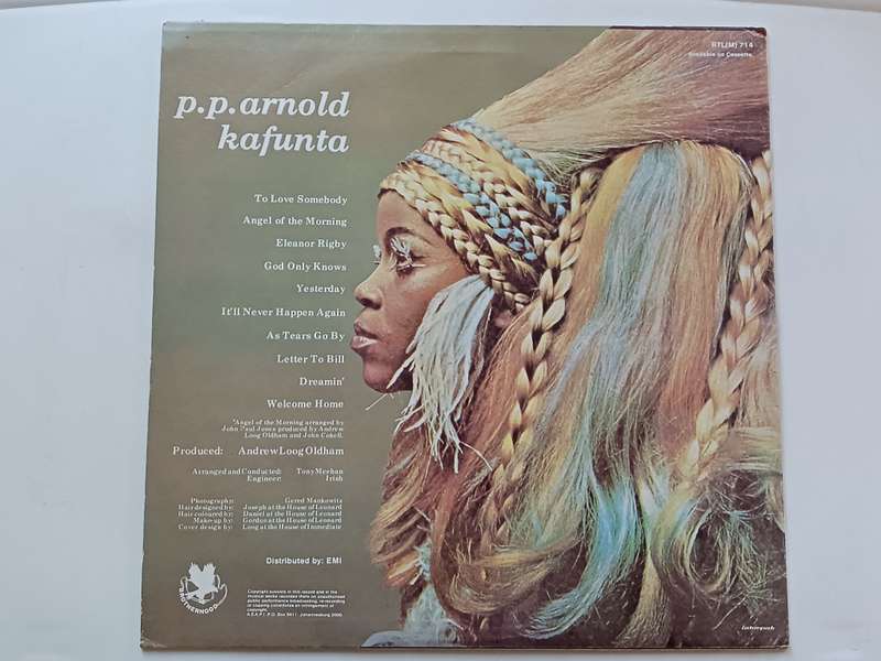P.P.  Arnold  -  Kafunta  ( scares 1983 SA released reissue LP M- )