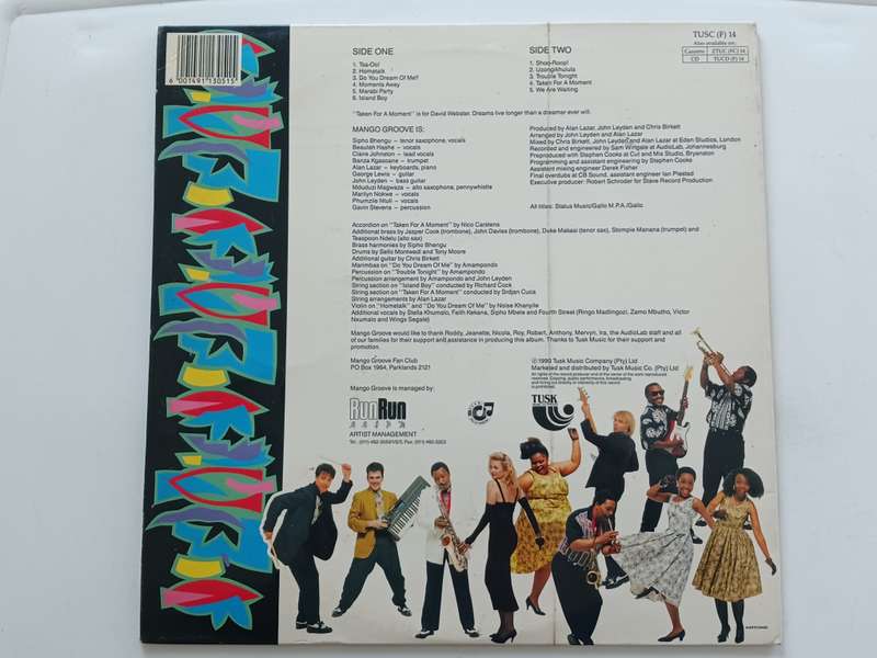 Mango Groove - Hometalk  ( Scarce 1990 SA released LP )