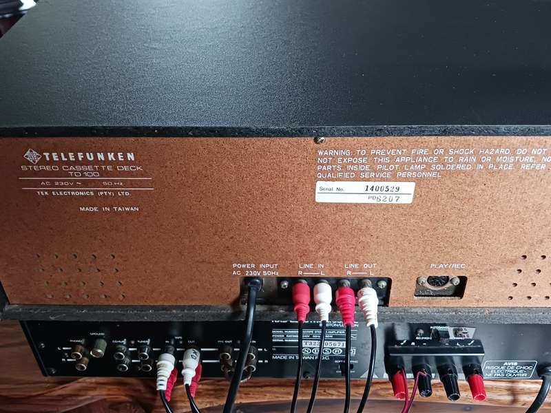 Telefunken - Stereo Music Cassette Deck,in good working condition. (only Deck for sale,)