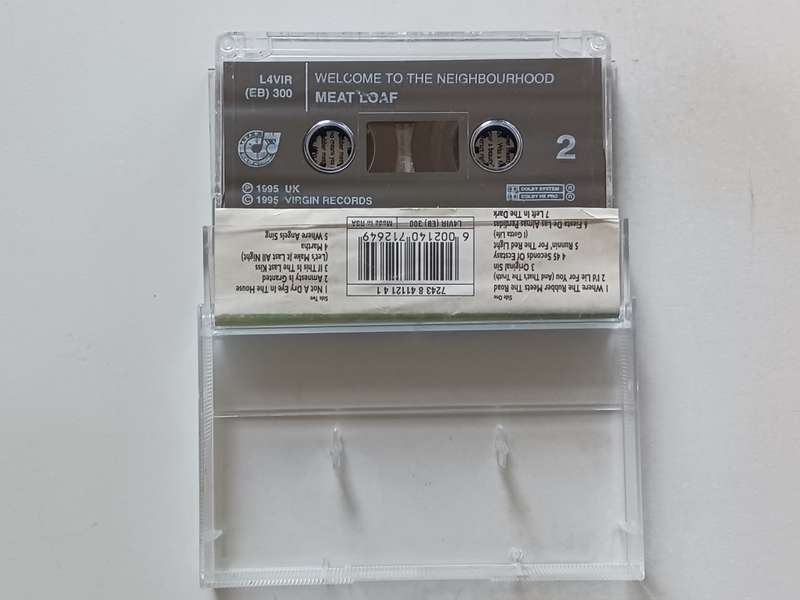 Meat Loaf - Welcome To The Neighborhood  ( Rare 1995 SA released Music Cassette)