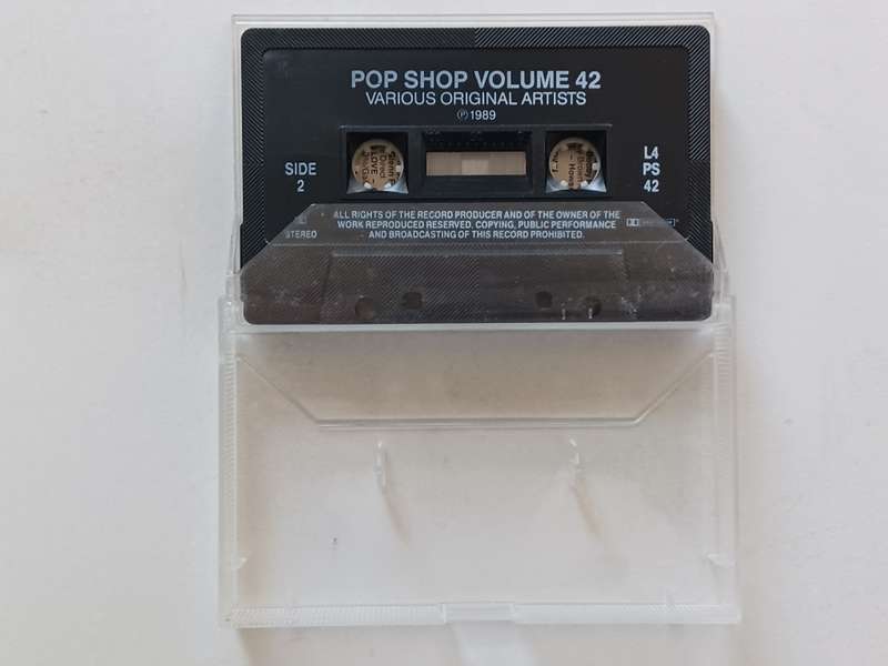 Various -  Pop Shop 42  ( Scares 1989 SA released Music Cassette )