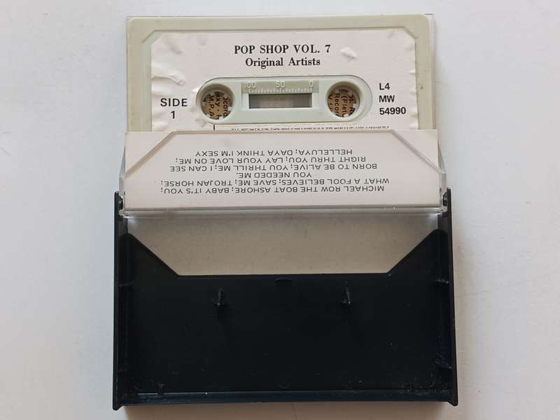 Various -  Pop Shop Vol. 7  ( Rare 1979 SA released Music cassette.)