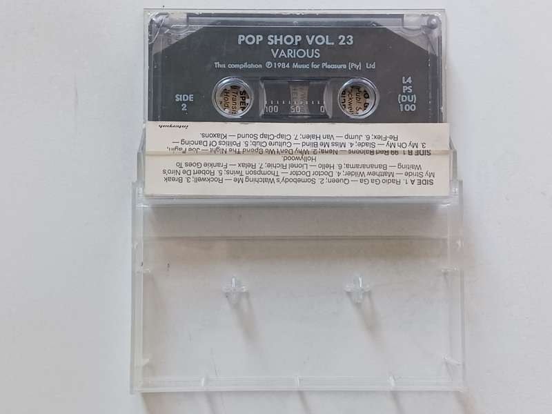 Various - Pop Shop Vol. 23  ( Scares 1984 SA released Music Cassette.)