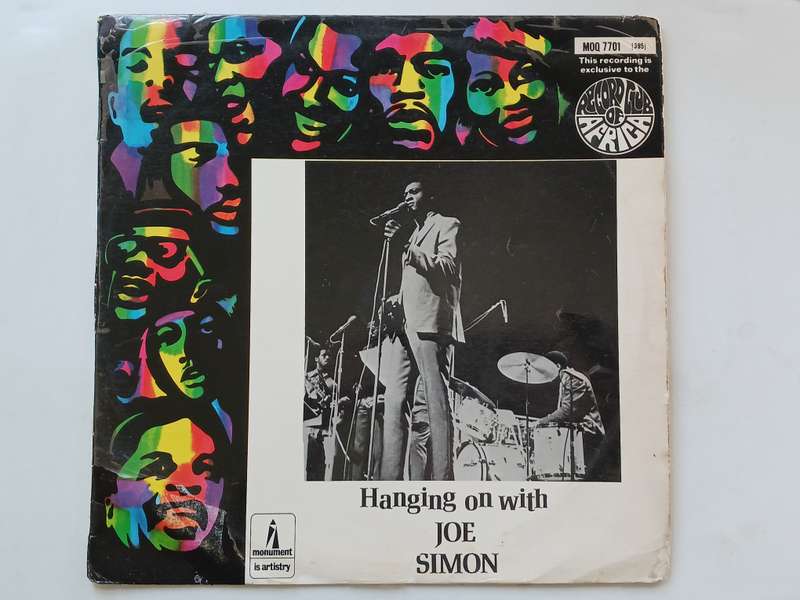 Joe Simon - Hanging on with  ( Rare 1969 released LP ,exclusive to the Record Club Of Africa )