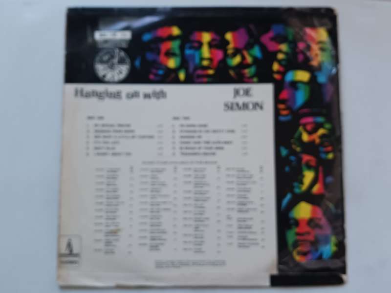 Joe Simon - Hanging on with  ( Rare 1969 released LP ,exclusive to the Record Club Of Africa )