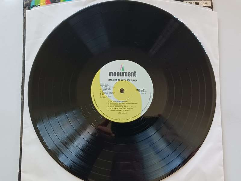 Joe Simon - Hanging on with  ( Rare 1969 released LP ,exclusive to the Record Club Of Africa )