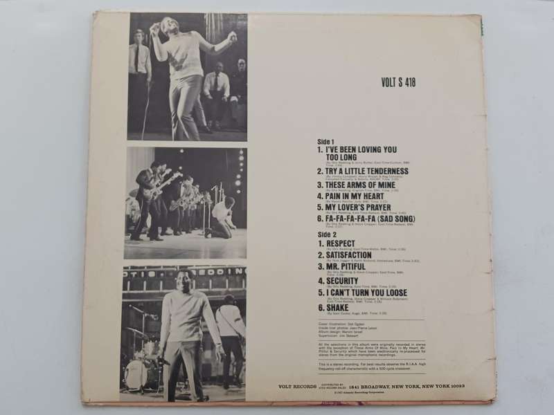 Otis Redding - History of Otis Redding  (  1967 German  released LP  )