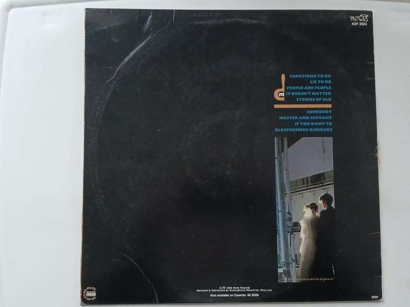 Depeche Mode -   Some Great Reward  ( 1984 SA released LP )