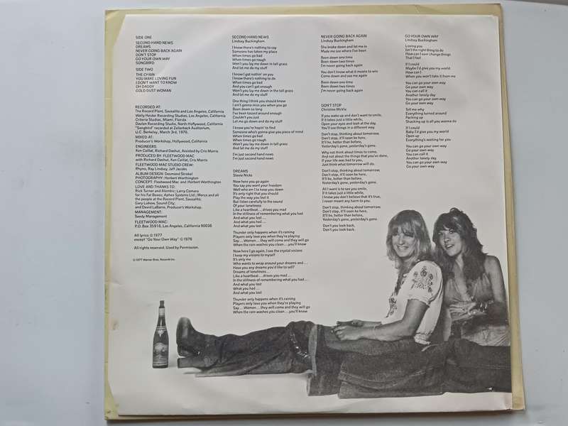 Fleetwood Mac - Rumours    ( Scarce 1982  SA reissue  LP )