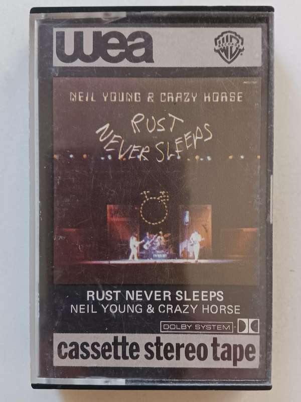 Neil Young  -   Rust Never Sleeps   ( Rare 1979 SA released cassette album. )
