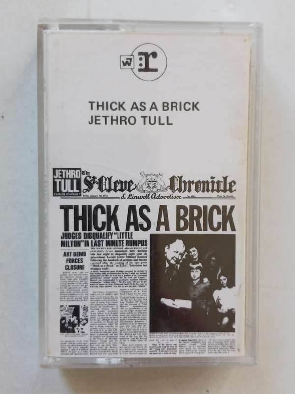 Jethro Tull - Thick As A Brick   ( Rare SA released music cassette )