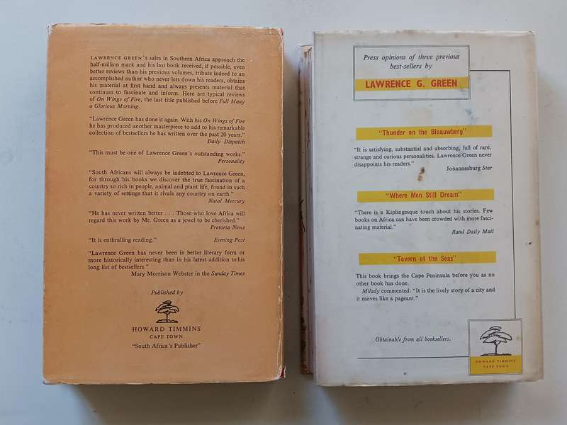 Two Lawrence Green Books,both 1st Editions,in a good  condition