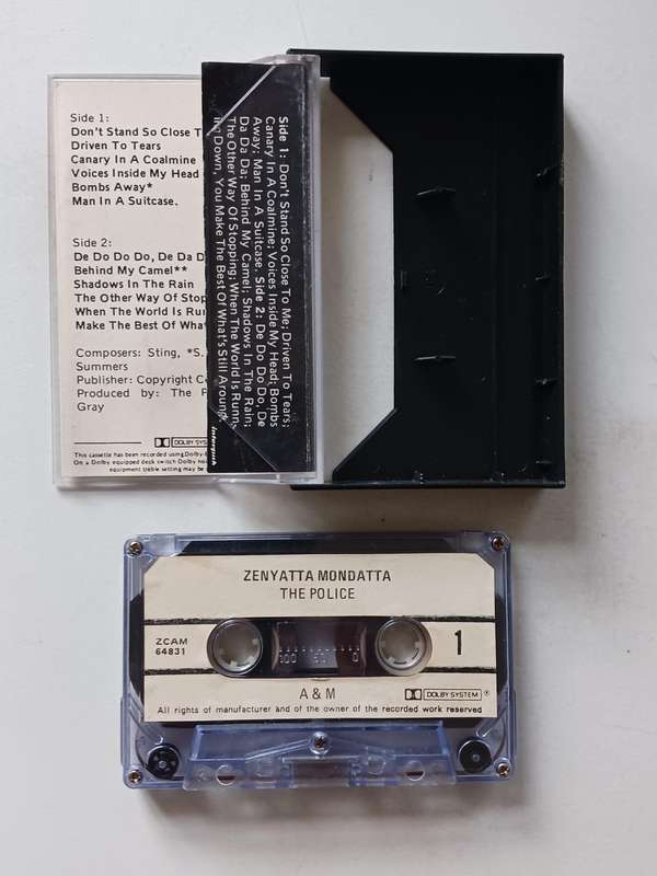 The Police - Zenyatta Mondatta  ( Scarce Original 1980 SA released Music Cassette )
