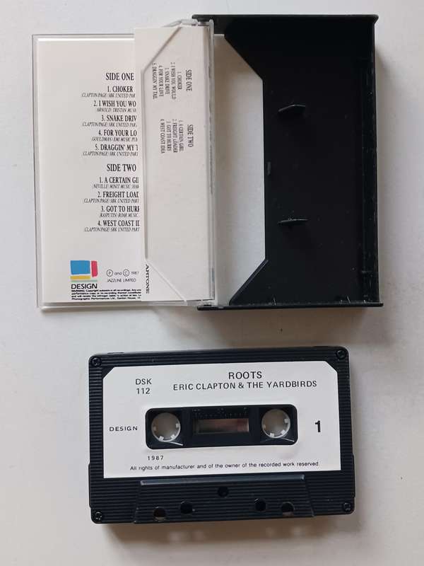 Eric Clapton & The Yardbirds - Roots ( Rare 1987 SA released Music Cassette )