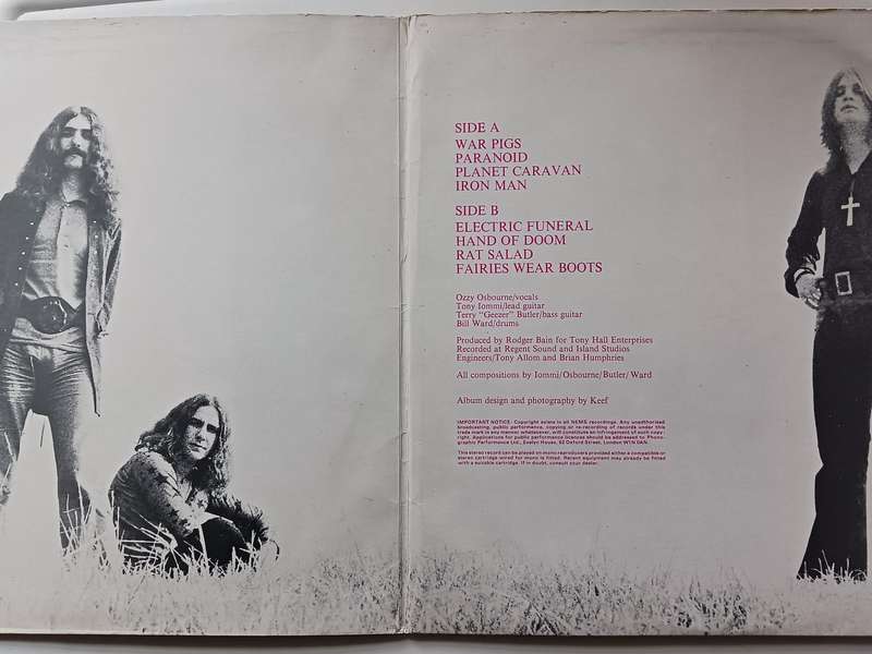 Black Sabbath - Paranoid   ( scarce 1976  SA released,Reissue LP )