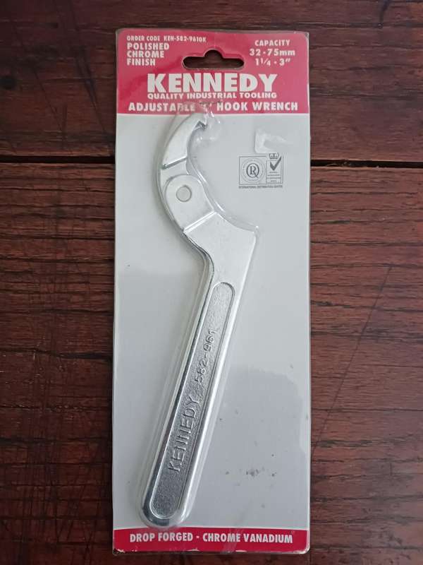 Kennedy Adjustable "C" Hook Wrench 32 - 75 mm