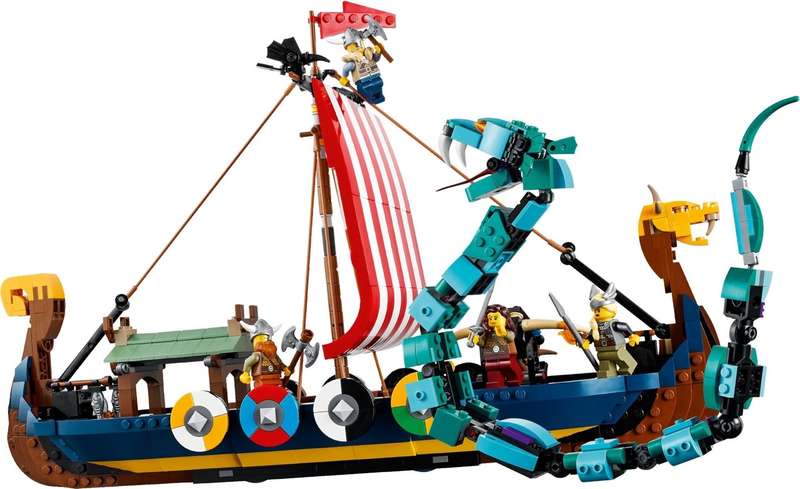 New LEGO Creator Viking Ship and the Midgard Serpent - Discontinued (31132)