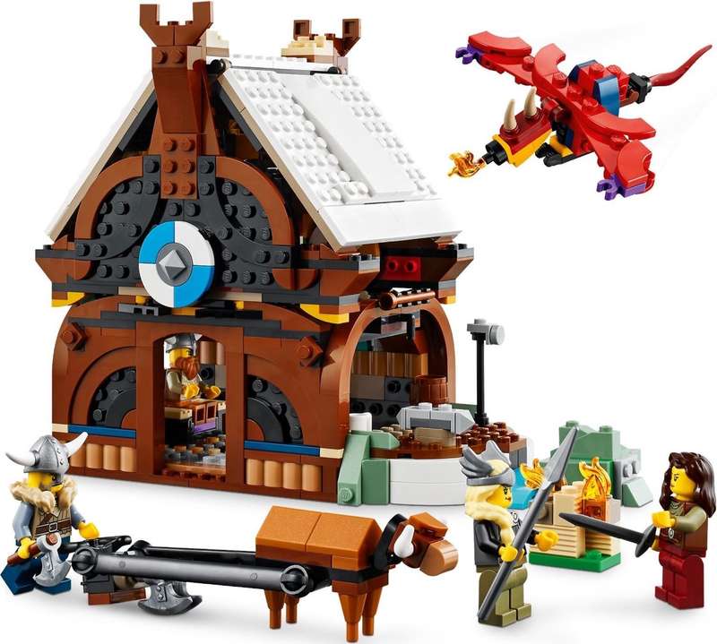 New LEGO Creator Viking Ship and the Midgard Serpent - Discontinued (31132)