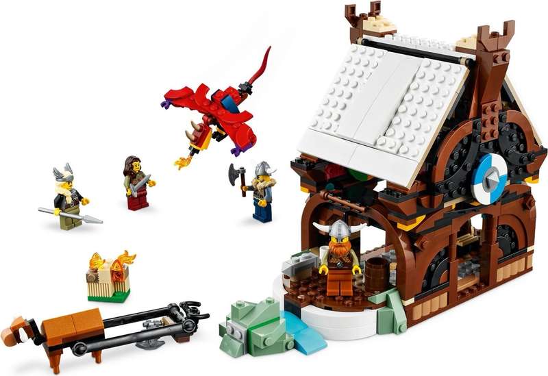 New LEGO Creator Viking Ship and the Midgard Serpent - Discontinued (31132)