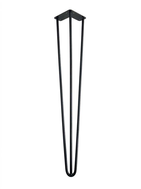 70cm -  Hairpin leg, Desk / Dining Room Table - Powder Coated Black
