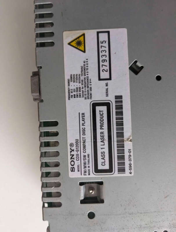 Sony Xplod Car Radio (CDX-G1200U)