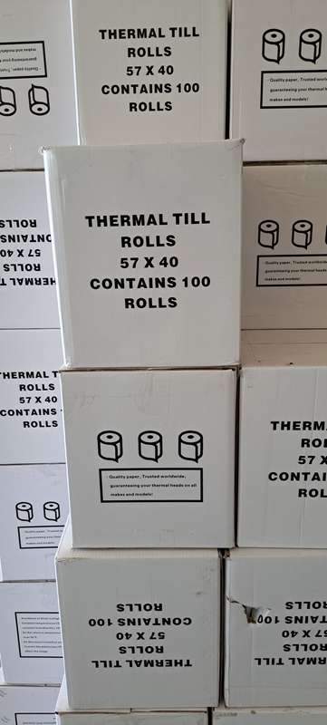57X40 Thermal Roll 60gsm (100 per Box)