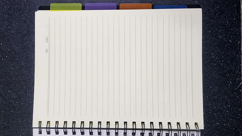 Notebook 100 page A6 Business office school notebook