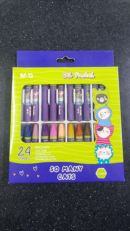 Oil Pastel 24 colors premium quality M&G