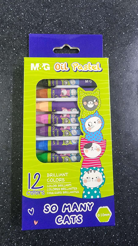 Oil Pastel 12 colors premium quality M&G