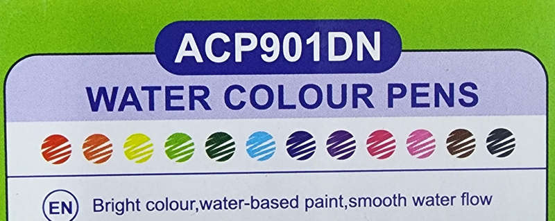 Water color Pens 12 colors M&G