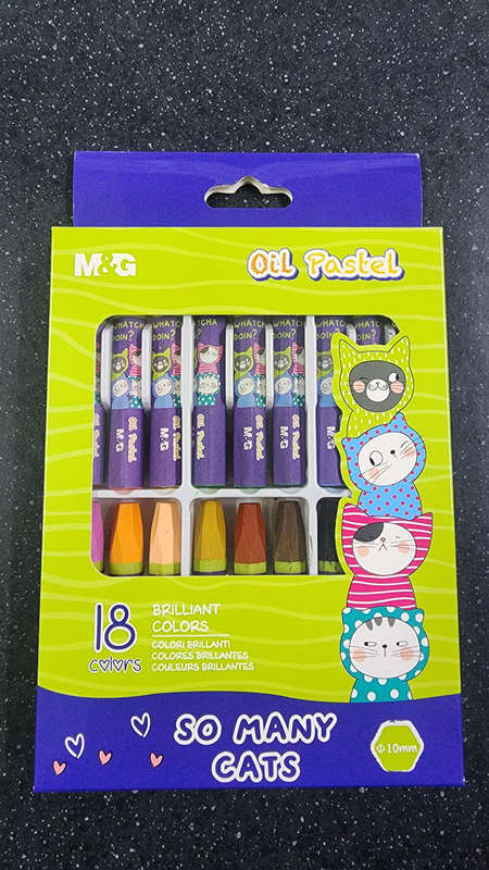 Oil Pastel 18 colors premium quality M&G