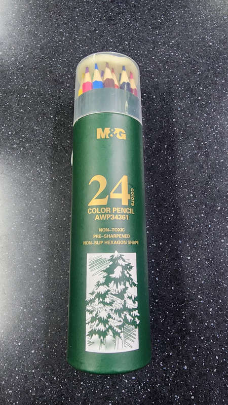 Color Pencil 24PC 24 colors premium quality M&G