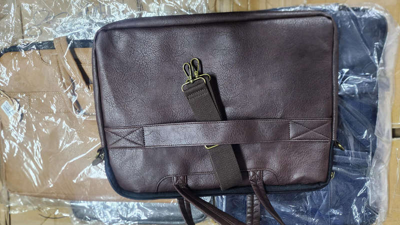 Laptop bag Leather laptop bag travel laptopbag fits 15inch laptop