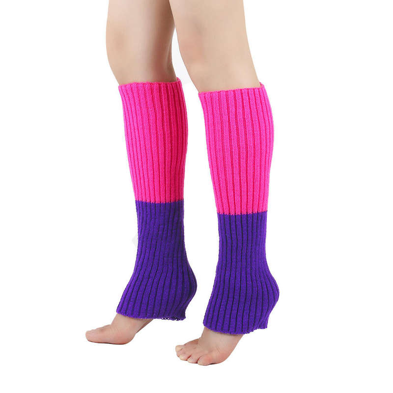 Legwarmers boot socks leg warmer boot wrap Pink/Blue#fast shipping# #local stock#