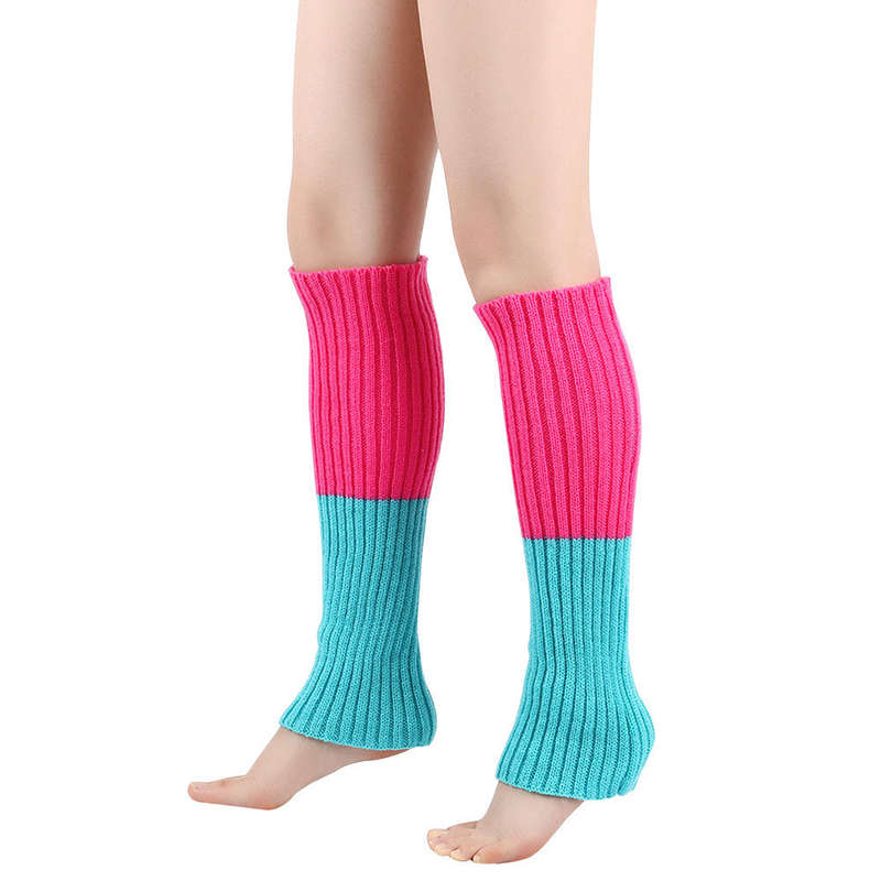 Legwarmers boot socks leg warmer boot wrap Pink/L.Blue#fast shipping# #local stock#