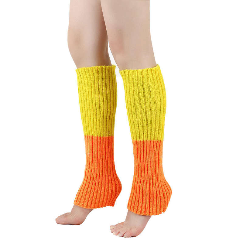 Legwarmers boot socks leg warmer boot wrap Yellow/Orange#fast shipping# #local stock#