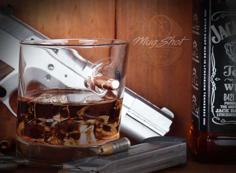 BULLET IN A GLASS  -  Tumbler (Whiskey Glass)