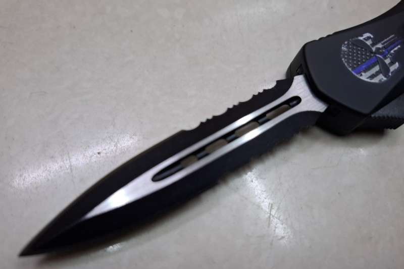 MICROTECH COLUMBIA MINI DOUBLE-EDGED SWITCHBLADE
