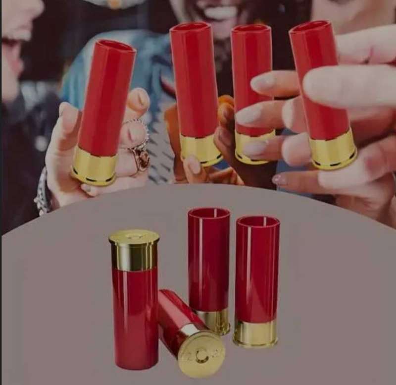 12 GAUGE SHOTGUN SHOT GLASSES (4 Pack)