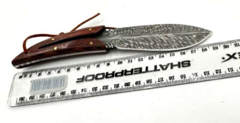 Feather Design Knife