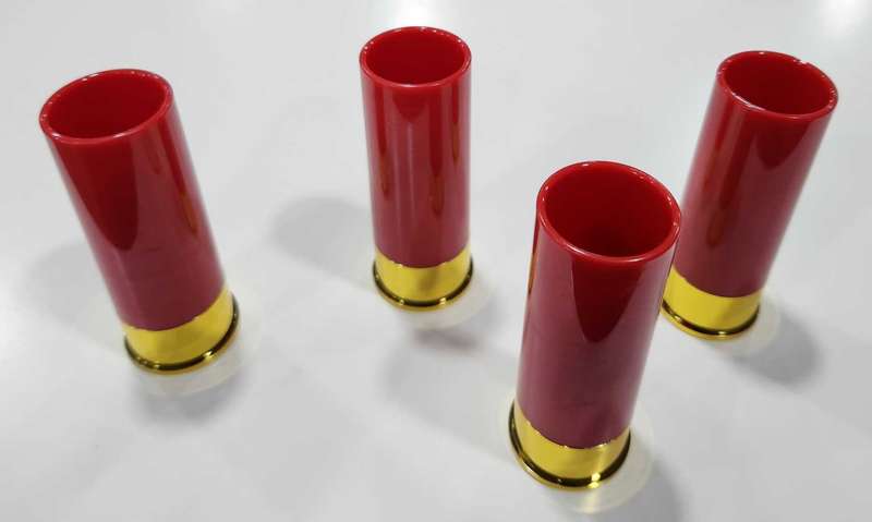 12 GAUGE SHOTGUN SHOT GLASSES (4 Pack)