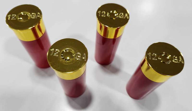 12 GAUGE SHOTGUN SHOT GLASSES (4 Pack)