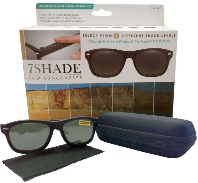 ELECTROCHROMIC  TINT CONTROL LCD SMART SUNGLASSES