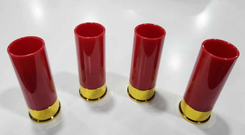 12 GAUGE SHOTGUN SHOT GLASSES (4 Pack)