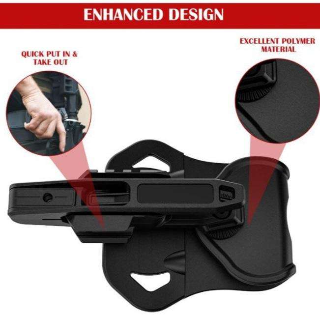 JD-128 DOUBLE STACK TACTICAL  HOLSTER (UPGRADED)