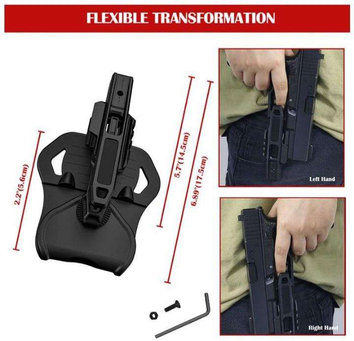 JD-128 DOUBLE STACK TACTICAL  HOLSTER (UPGRADED)