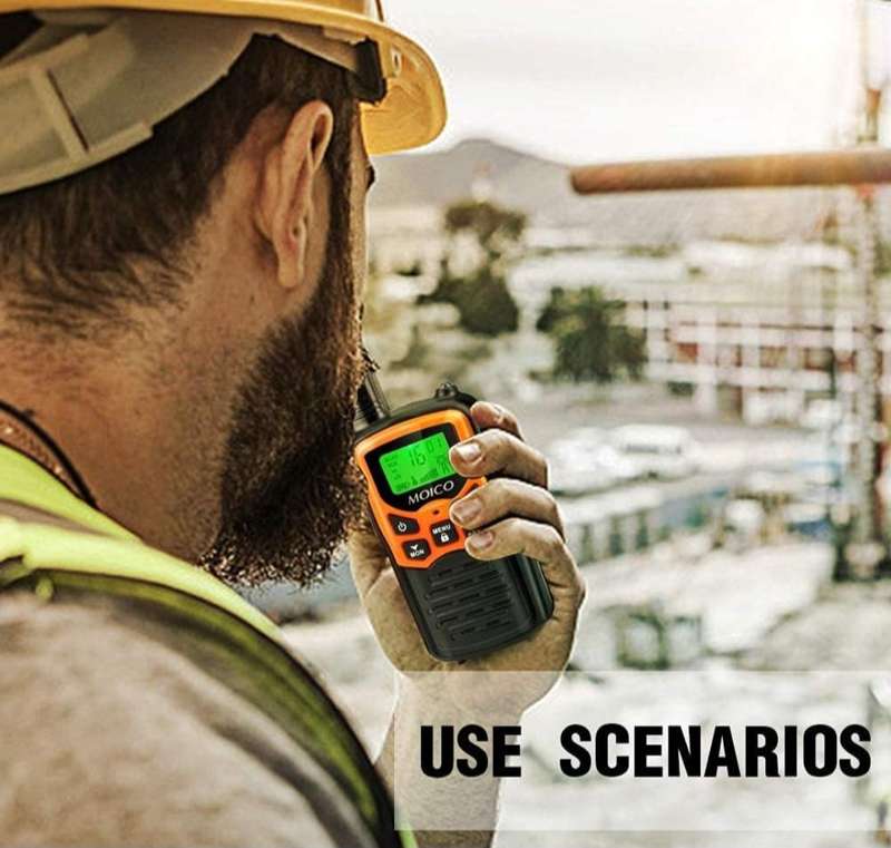 BEZOS-MAX 8KM LONG RANGE WALKIE TALKIES (4 Pack)