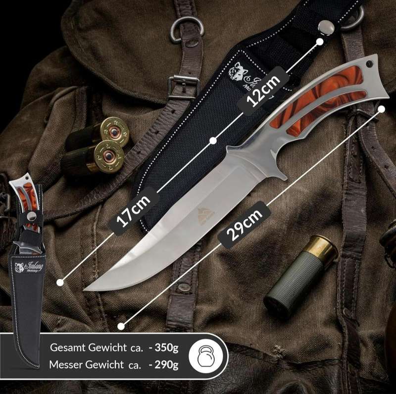 T1 GERMAN HUNTING KNIFE (All Metal)