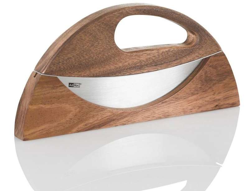 MEZZALUNA CHOPPING KNIFE WITH WAVE STAND