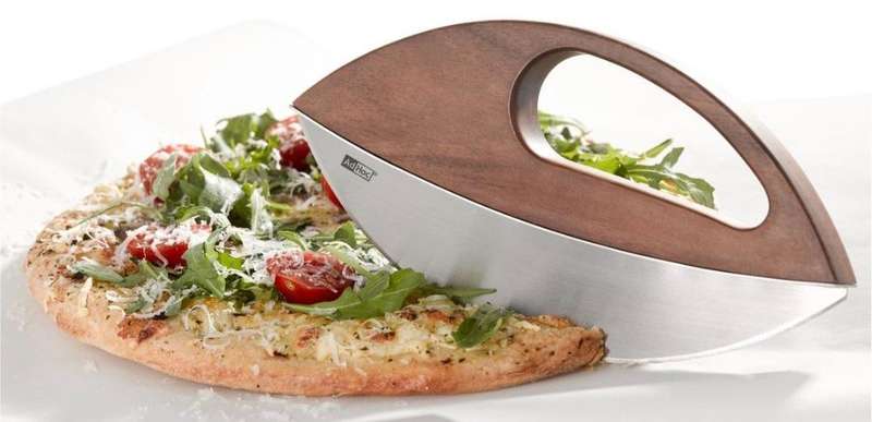 MEZZALUNA CHOPPING KNIFE WITH WAVE STAND